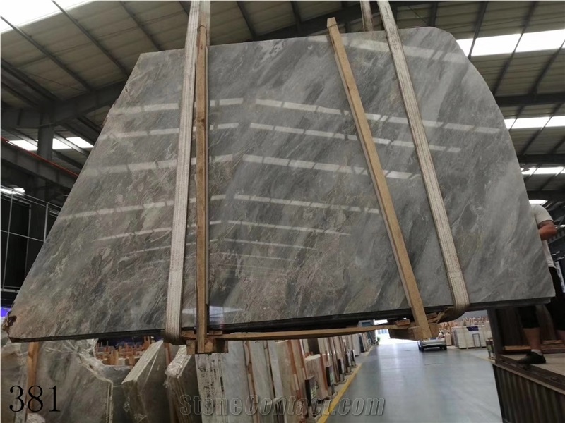 China Multiclor Grey Marble Slab Wall Floor Tiles