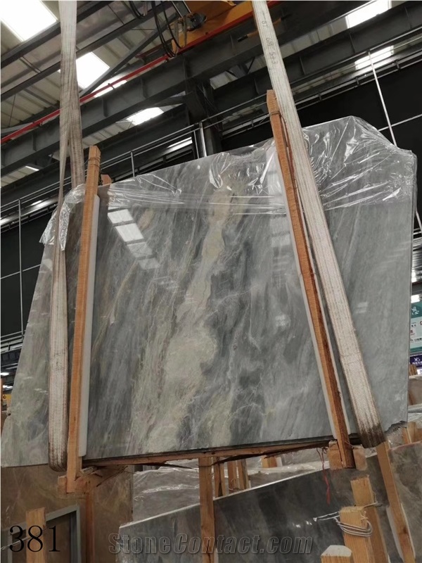 China Multiclor Grey Marble Slab Wall Floor Tiles