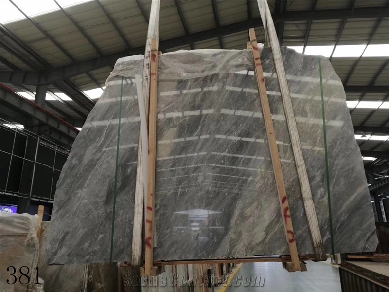 China Multiclor Grey Marble Slab Wall Floor Tiles