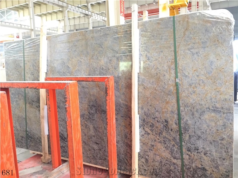 China Provence Grey Marble Slab Tiles Floor Use