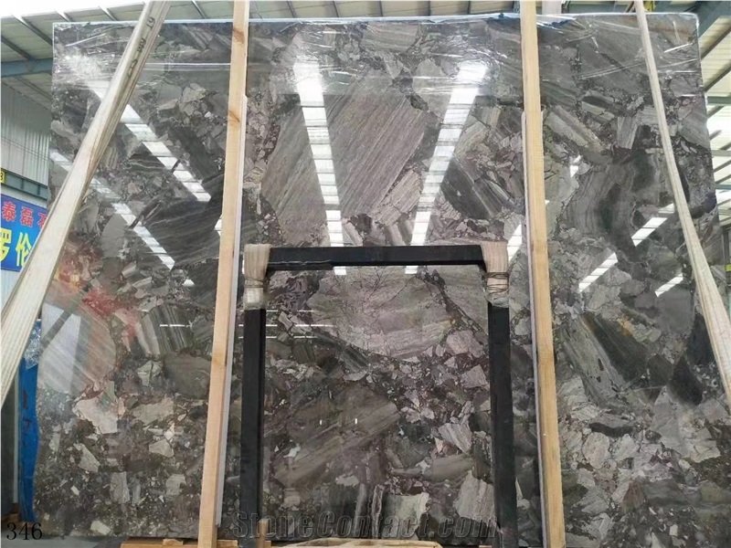 China Serbia Grey Marble Slab Tiles Wall Cladding