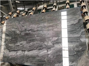 China Serbia Grey Marble Slab Tiles Wall Cladding