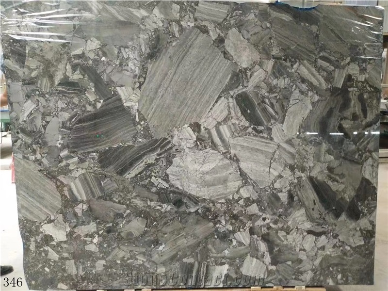 China Serbia Grey Marble Slab Tiles Wall Cladding