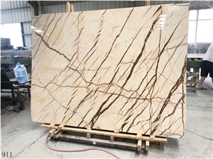Dragon Gold Marble Crema Eva Sofita Menes Slab