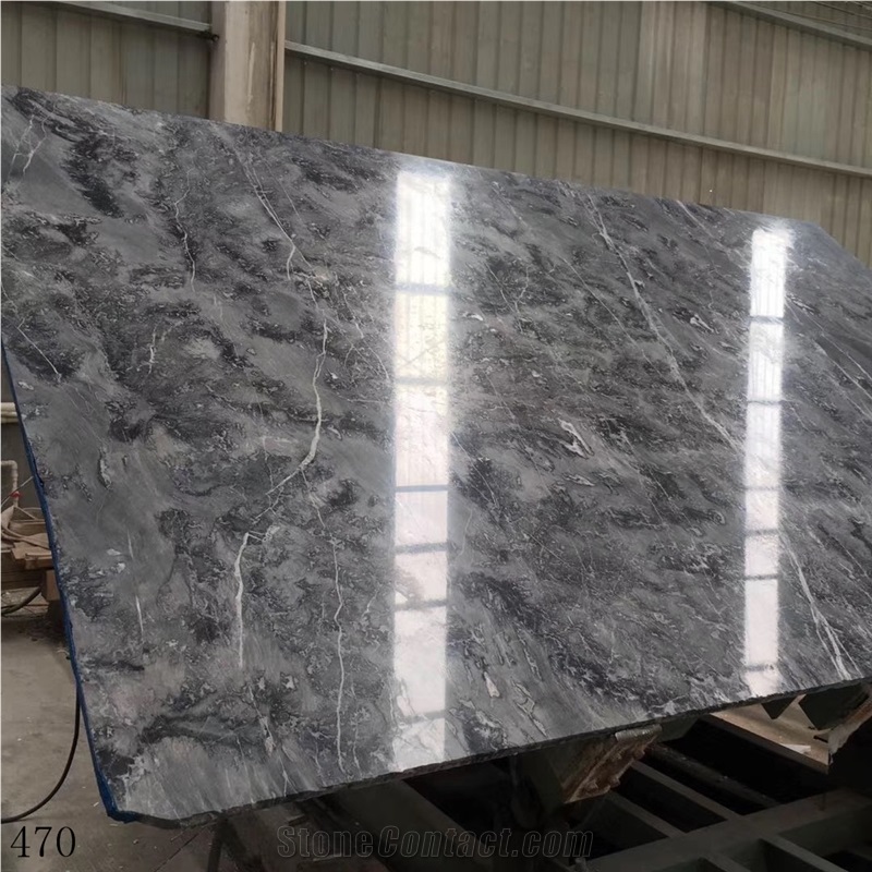 Fior Di Bosco Grey Etruscan Gray Stone Slab Tile