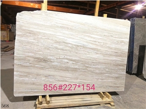 Hebei Crystal Wooden Vein Marble Slab Tile Floor