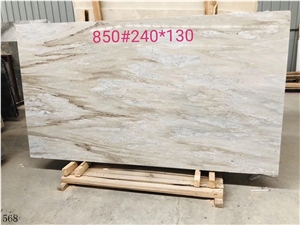 Hebei Crystal Wooden Vein Marble Slab Tile Floor