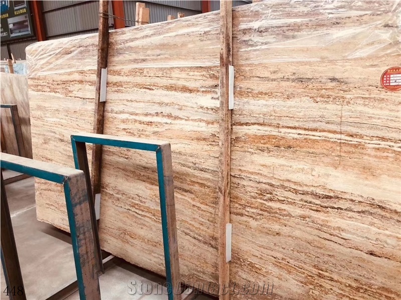 Iran Antique Yellow Travertine Azarshar Giallo