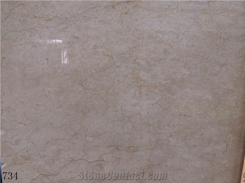 Iran Silk Beige Marble Slab Wall Floor Tiles Use