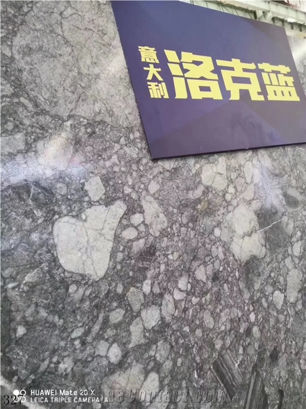 Italian Rock Blue Marble Wall Panels Floor Tiles