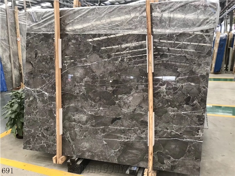 Jaguar Marble San Loren Grey Saint Laurent Slab