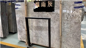 Misty Rain Ash Marble Slabs Ornamental Stone