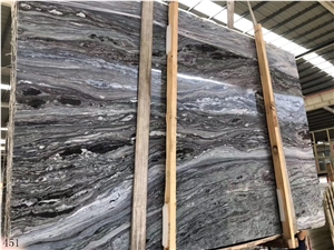 Nimbus Wooden Mulicolor Marble Slab Wall Tile
