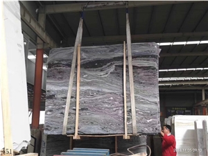 Nimbus Wooden Mulicolor Marble Slab Wall Tile