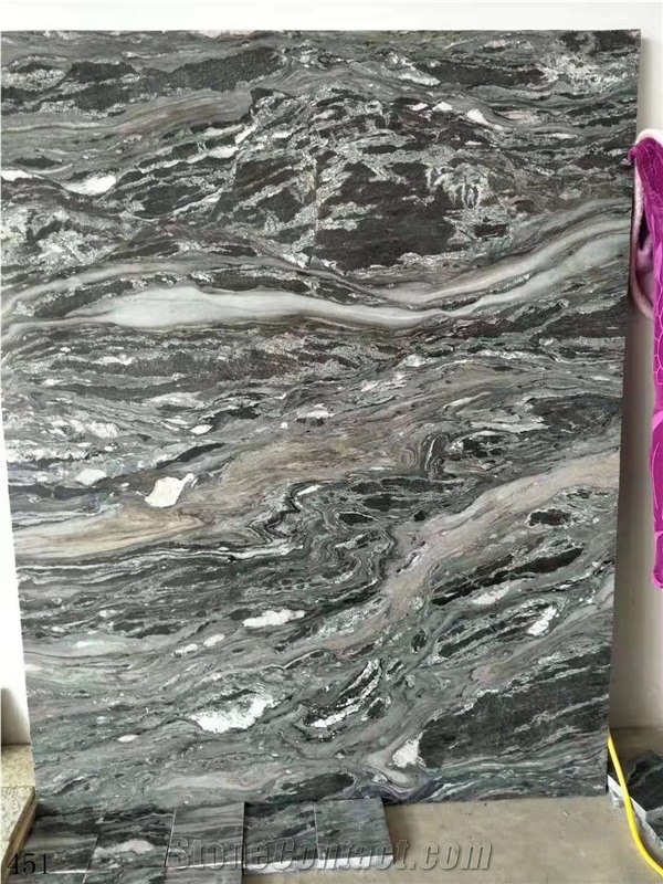 Nimbus Wooden Mulicolor Marble Slab Wall Tile