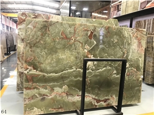 Pakistan Ancient Green Onyx Slab Tiles Wall Use