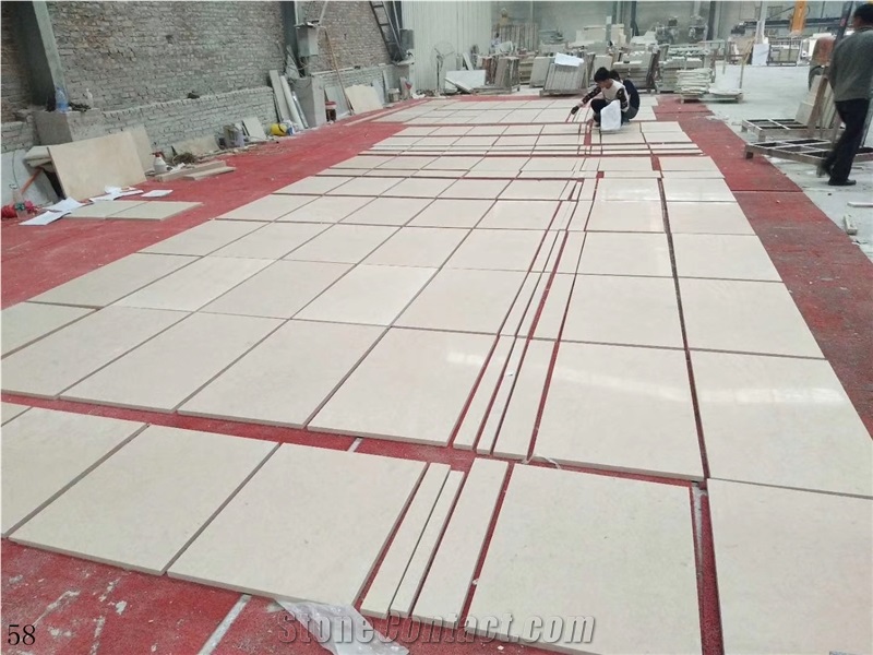 Portugal Beige Limestone Slab Tiles