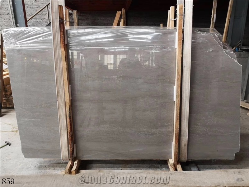 Prada Wood Grain Grey Marble Wall Floor Cladding