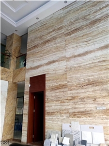Spain Biege Travertine Slab Wall Floor Tiles