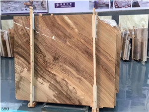 Stalattite Brown Marble Royal Wood Vein Brown Slab