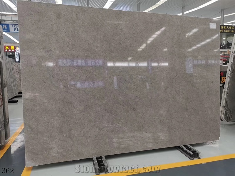 Turkey Champagne Gray Marble Slab Tiles Walling