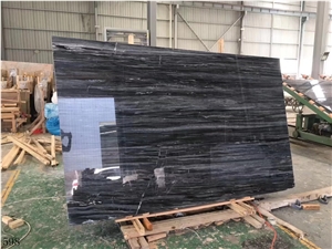 Turkey Knidos Absolute Black Belevi Marble Slab