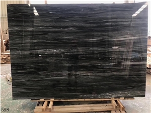 Turkey Knidos Absolute Black Belevi Marble Slab