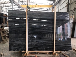 Turkey Knidos Absolute Black Belevi Marble Slab
