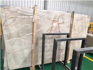 Turkey Picasso Gold Marble Slab Tiles Wall Use