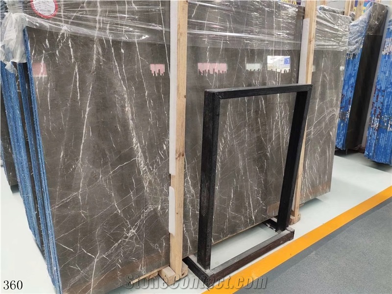 Turkey Savana Grey Marble Slab Tiles Walling Floor