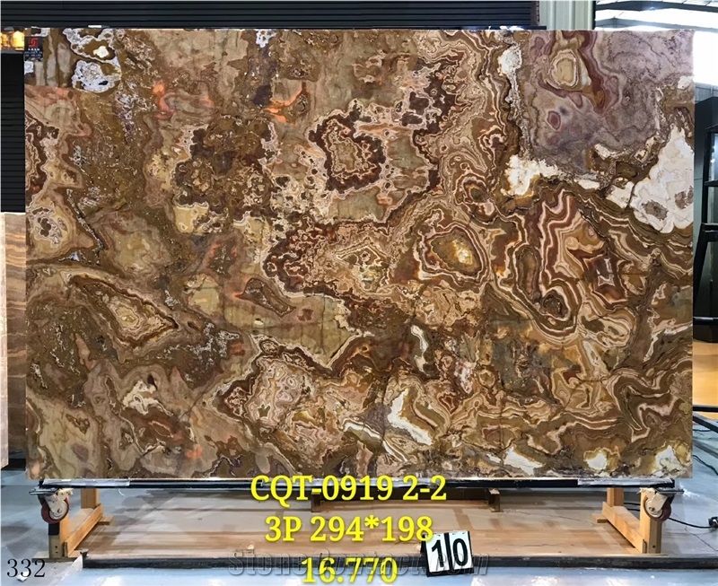 Turkey Tiger Onyx Sivas Multicolor Onyx Wall Panel