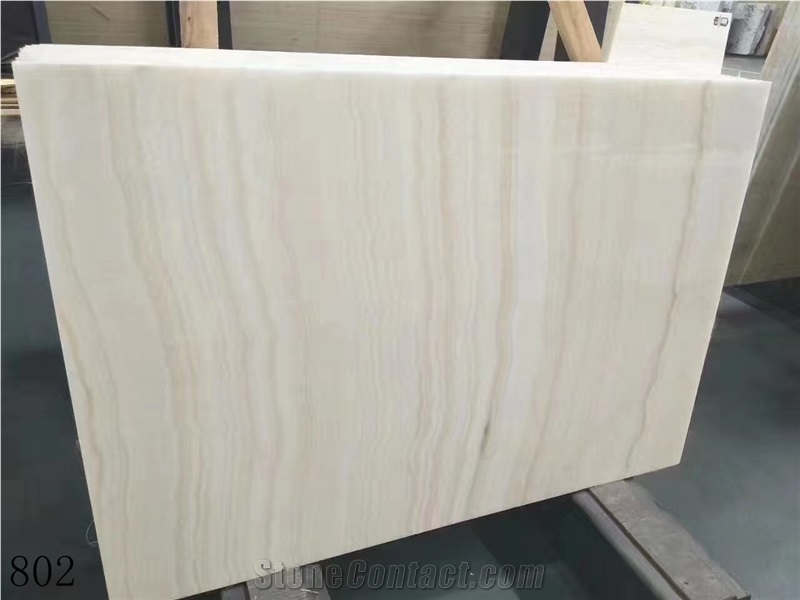 Turkey White Tiger Onyx Slab Wall Floor Tiles Use