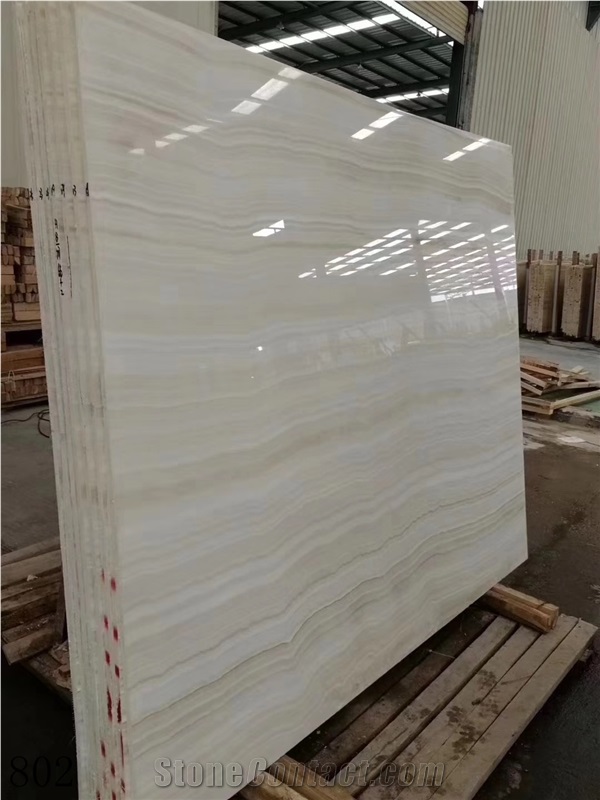 Turkey White Tiger Onyx Slab Wall Floor Tiles Use