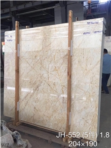 Turkey Yellow Golden River Marble Slab in China