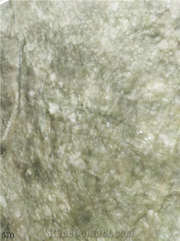 Verde Pavone Dandong Green Ming Marble Agate Slab