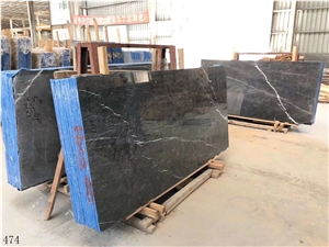 Windham Ash Grey Marble White Vein Floor Tiles