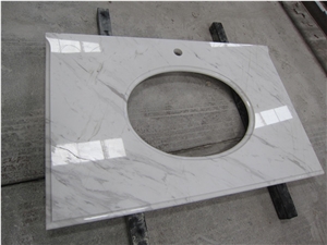 Natural Stone Polishe Aiax Volaks White Countertop