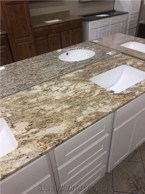 Exotic African Rainbow Yellow Granite