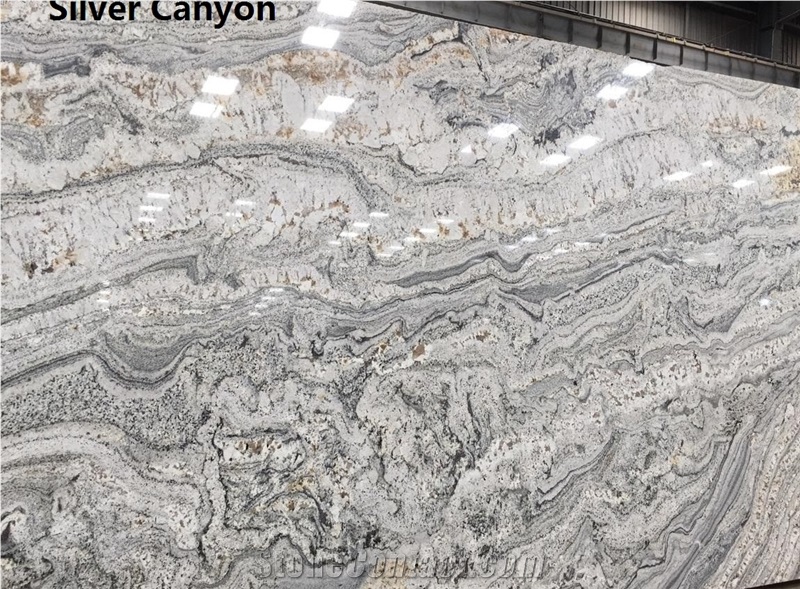Silver Canyon Granite Slabs