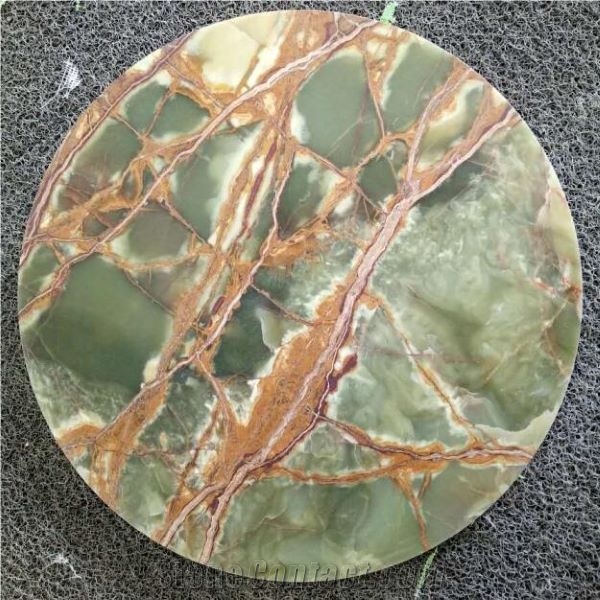 Green Onyx Marble Tabletops