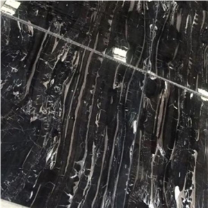 Lightweight Silver Black Marble Wall Tile Floor Tiles