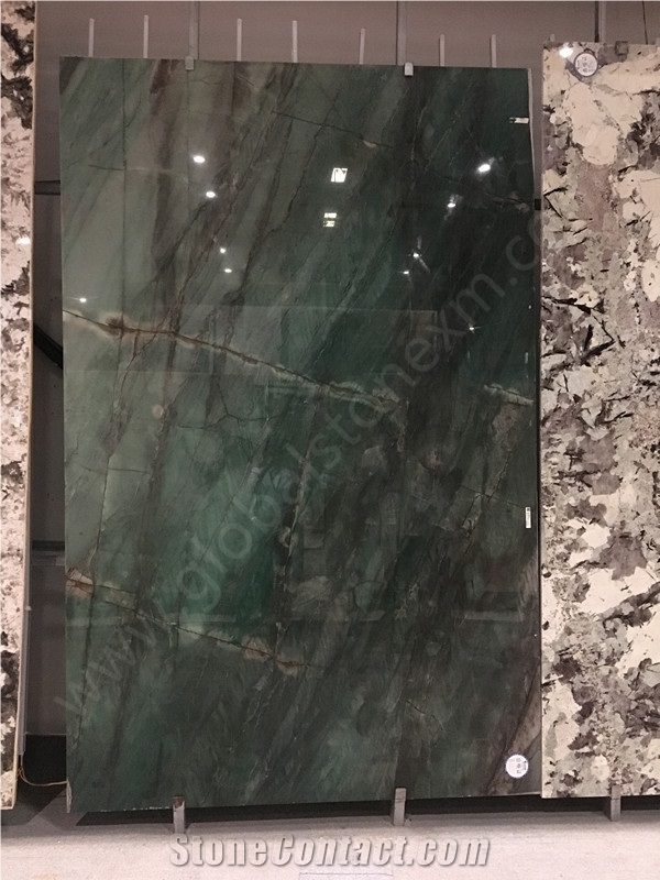 Pampers Green Quartzite Tiles Slabs Exotic
