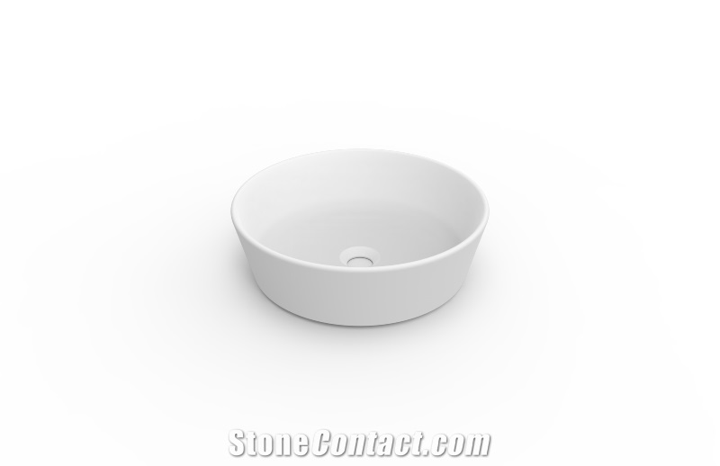 Solid Surface/Casting Resin Bathroom Washbasin