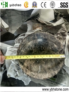 Emperador Dark Honed Marble Kitchen Bowls