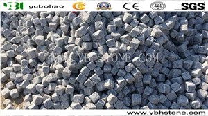 Sesame White/Cube Stone on Mesh Garden Stepping