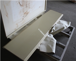 Beige Quartz Stone Slab