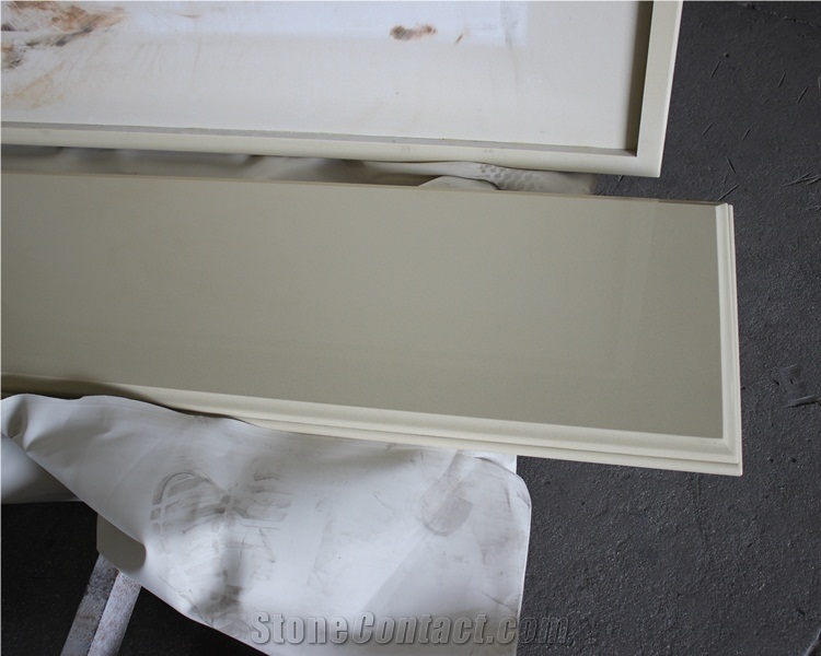 Beige Quartz Stone Slab