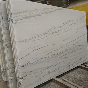 Brazil Polished Lamberti Bianco Quartzite Slabs
