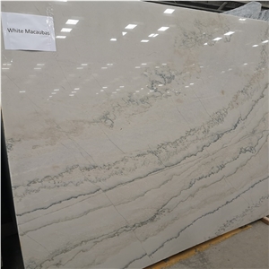 Brazil Polished Lamberti Bianco Quartzite Slabs