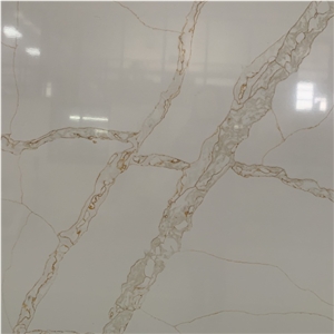Calacatta Gold Quartz Stone Slab